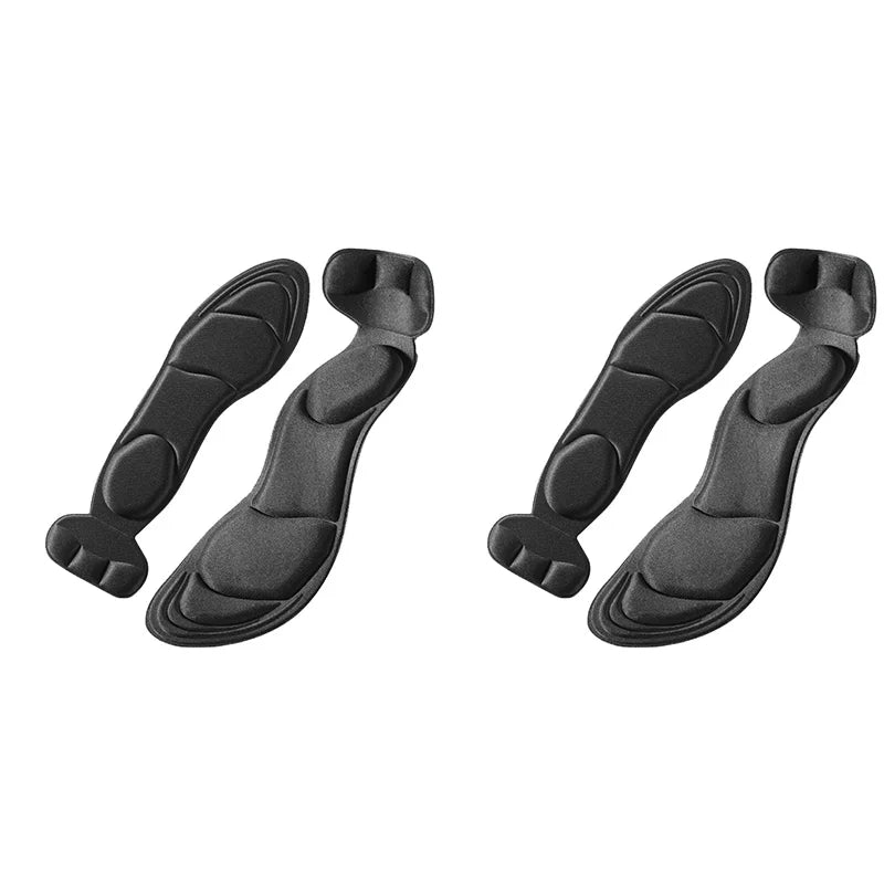 Memory Foam Insoles Women High - heel Shoes Insoles Anti - slip Cutable Insole Comfort Breathable Heel Protection Massage Shoe Pads - PCWLDASHRES