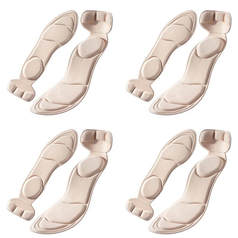 Memory Foam Insoles Women High - heel Shoes Insoles Anti - slip Cutable Insole Comfort Breathable Heel Protection Massage Shoe Pads - PCWLDASHRES