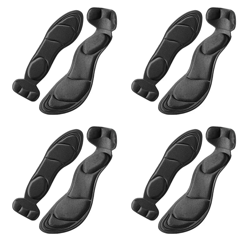Memory Foam Insoles Women High - heel Shoes Insoles Anti - slip Cutable Insole Comfort Breathable Heel Protection Massage Shoe Pads - PCWLDASHRES