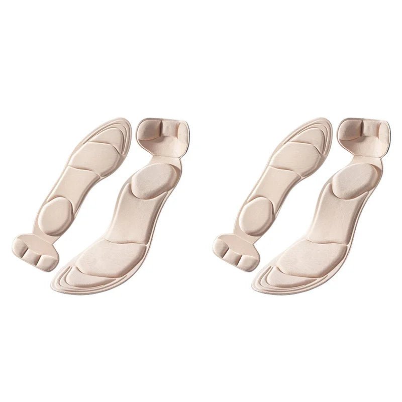 Memory Foam Insoles Women High - heel Shoes Insoles Anti - slip Cutable Insole Comfort Breathable Heel Protection Massage Shoe Pads - PCWLDASHRES