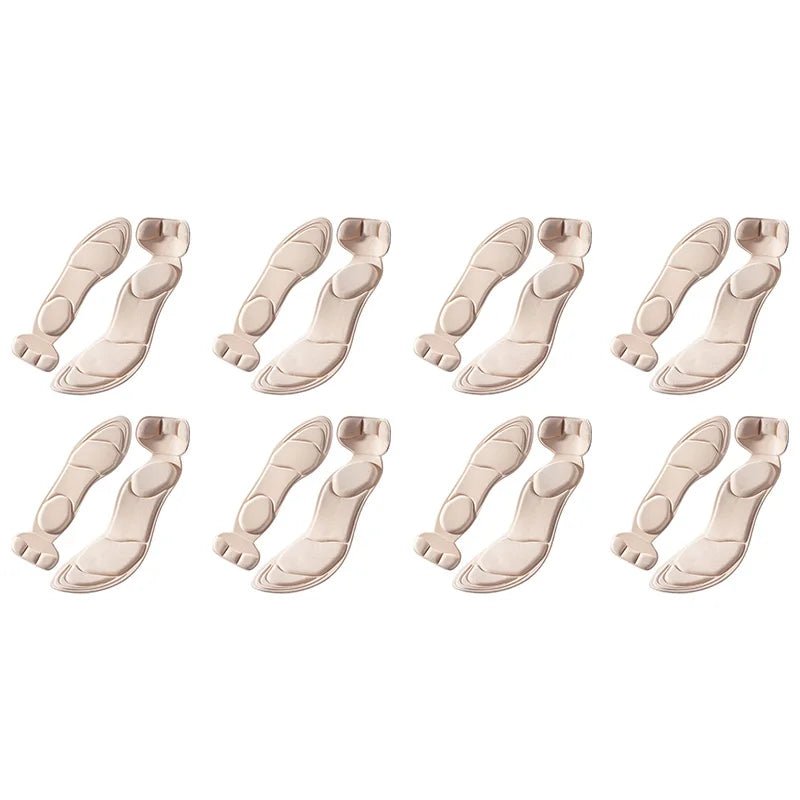 Memory Foam Insoles Women High - heel Shoes Insoles Anti - slip Cutable Insole Comfort Breathable Heel Protection Massage Shoe Pads - PCWLDASHRES