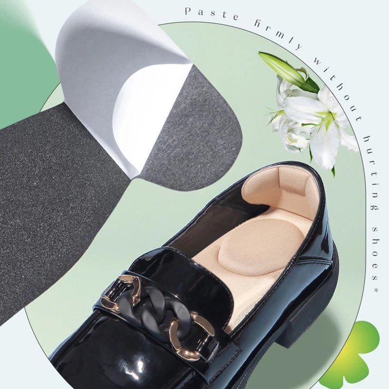 Memory Foam Insoles Women High - heel Shoes Insoles Anti - slip Cutable Insole Comfort Breathable Heel Protection Massage Shoe Pads - PCWLDASHRES