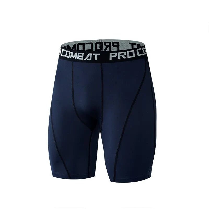 Men Bodybuilding Shorts Fitness Compression Leggings Workout Inseam Outfit Male Muscle Alive Elastic Skinny Tights - PCWLDASHRES