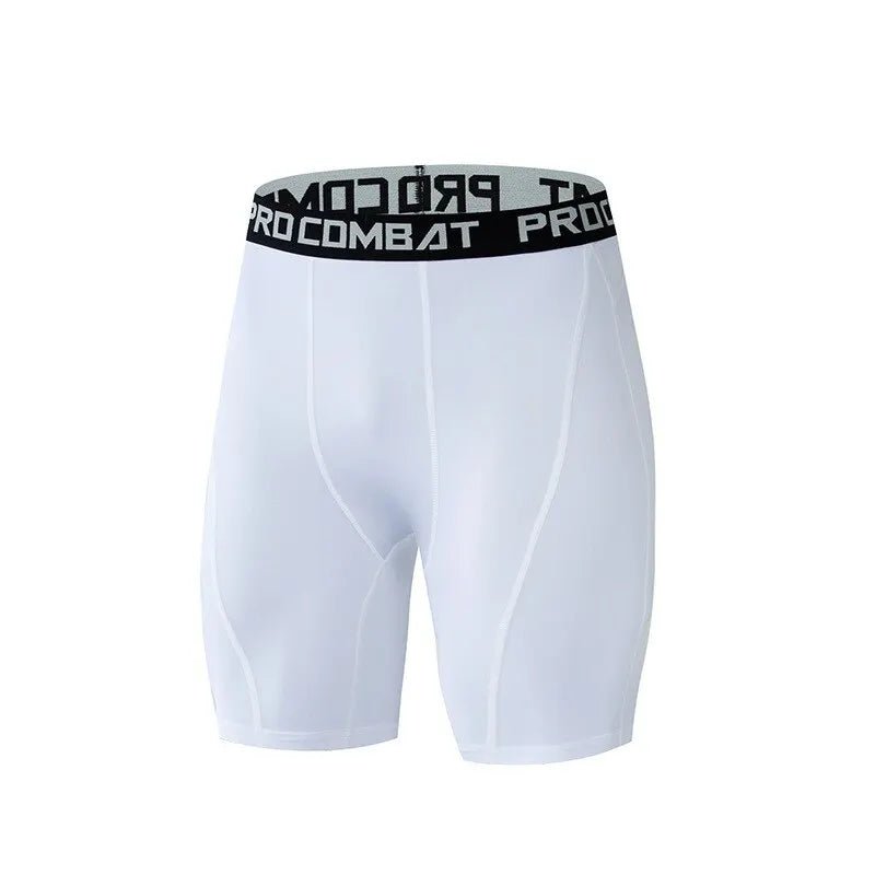 Men Bodybuilding Shorts Fitness Compression Leggings Workout Inseam Outfit Male Muscle Alive Elastic Skinny Tights - PCWLDASHRES