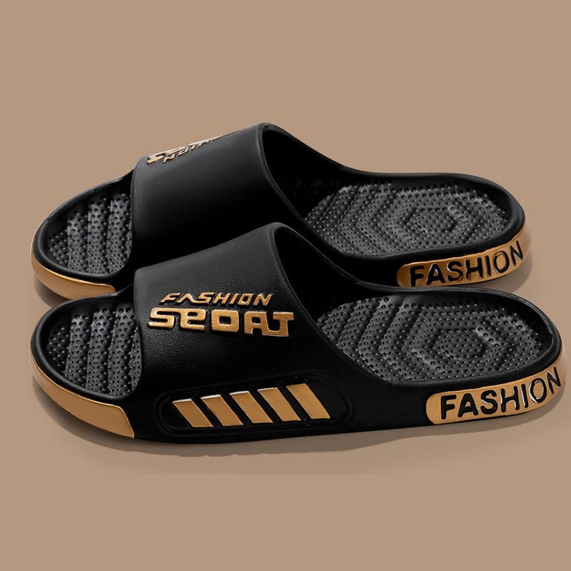 Men Women Outdoor Soft EVA Slippers Thick Bottom Couple Summer Home Sandal Anti - Slip Indoor Casual Bathroom Shower Flip Flops - PCWLDASHRES