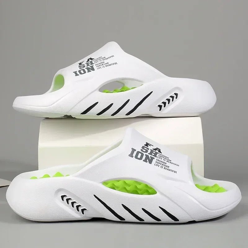 Men's Home Slippers Luxury 2024 Eva Sole Slippers for Man Adult Men's Sandal Slipers Flip Flop Male Shoes Sneakers House Slides - PCWLDASHRES