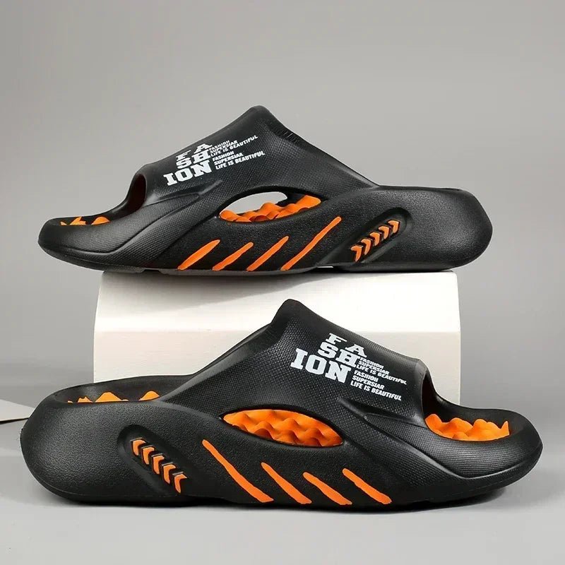 Men's Home Slippers Luxury 2024 Eva Sole Slippers for Man Adult Men's Sandal Slipers Flip Flop Male Shoes Sneakers House Slides - PCWLDASHRES