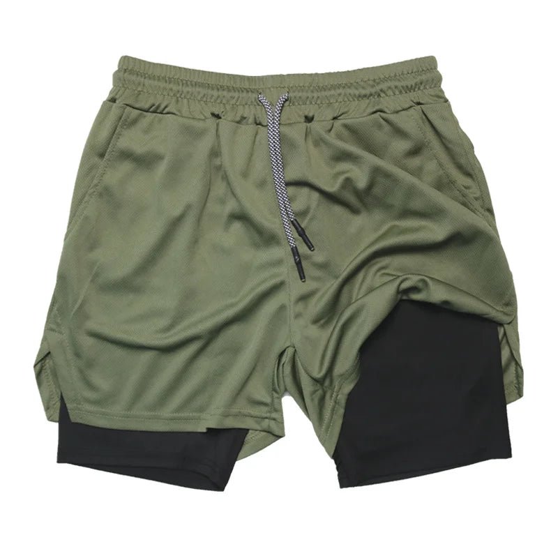 Men's Multi Pocket Shorts Fitness Shorts Casual Beach Sports Lined Skinny Shorts Everyday Style Mesh Camouflage Running Shorts - PCWLDASHRES