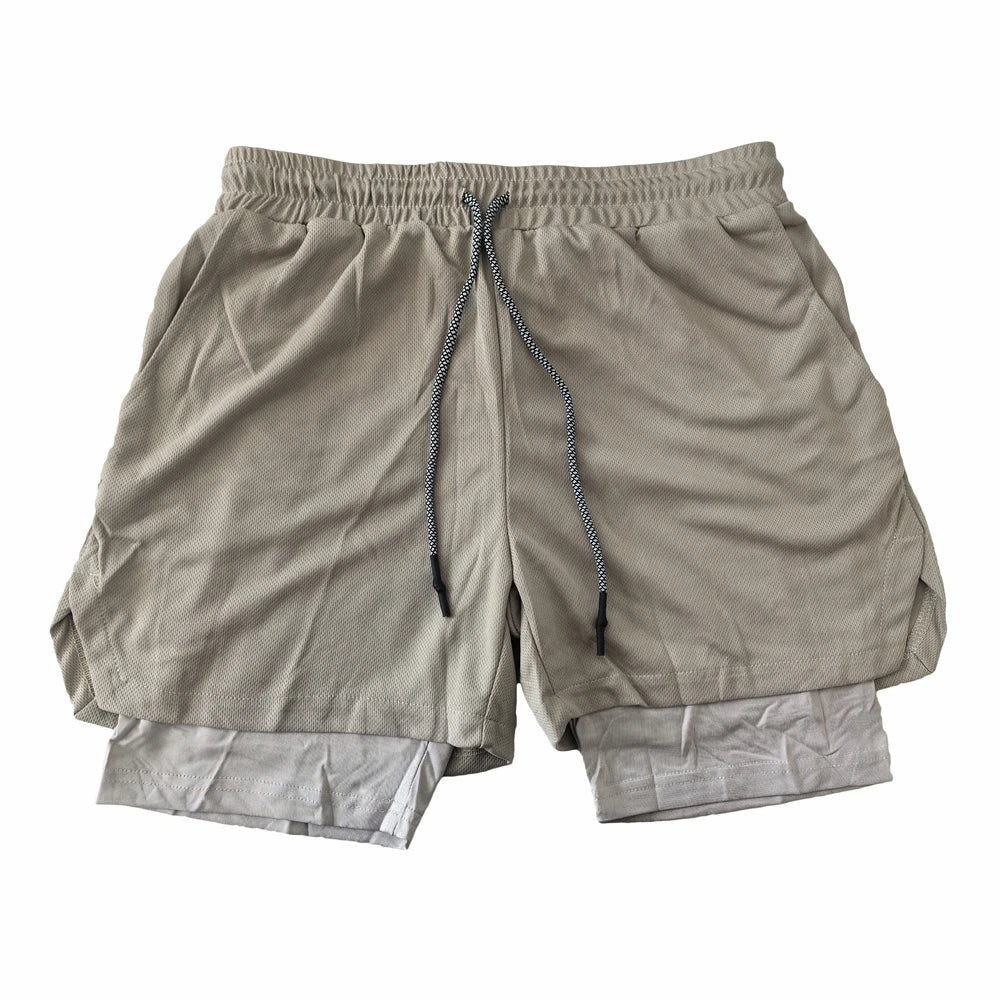 Men's Multi Pocket Shorts Fitness Shorts Casual Beach Sports Lined Skinny Shorts Everyday Style Mesh Camouflage Running Shorts - PCWLDASHRES