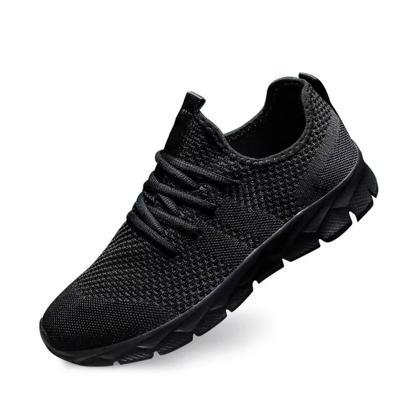 Men's shoes Four Seasons new plus size Flying weaving Lightweight Breathable Casual Sports Shoes Soft Sole Outdoor Running Shoes - PCWLDASHRES