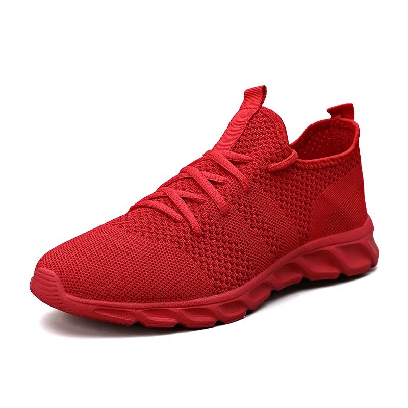 Men's shoes Four Seasons new plus size Flying weaving Lightweight Breathable Casual Sports Shoes Soft Sole Outdoor Running Shoes - PCWLDASHRES