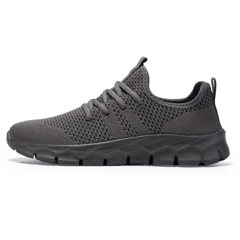 Men's shoes Four Seasons new plus size Flying weaving Lightweight Breathable Casual Sports Shoes Soft Sole Outdoor Running Shoes - PCWLDASHRES