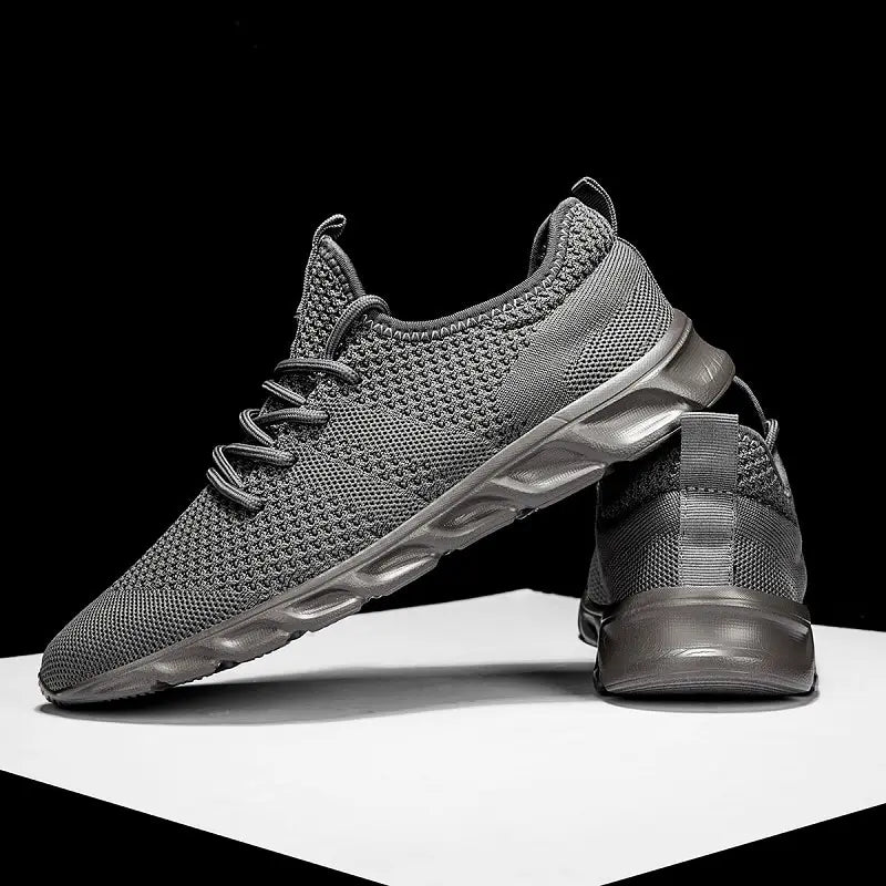 Men's shoes Four Seasons new plus size Flying weaving Lightweight Breathable Casual Sports Shoes Soft Sole Outdoor Running Shoes - PCWLDASHRES