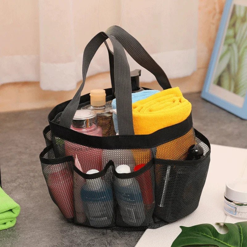 Mesh Beach Bags Tote Bag with 8 Pockets Waterproof Lightweight Foldable Tote Bag Oversized Pool Bag - PCWLDASHRES