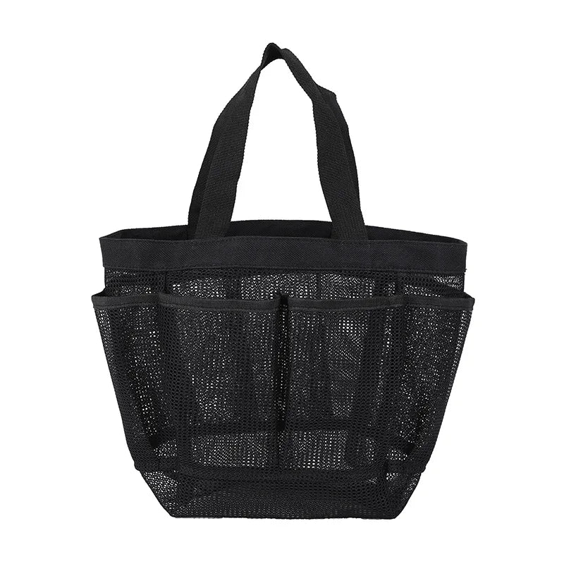 Mesh Beach Bags Tote Bag with 8 Pockets Waterproof Lightweight Foldable Tote Bag Oversized Pool Bag - PCWLDASHRES
