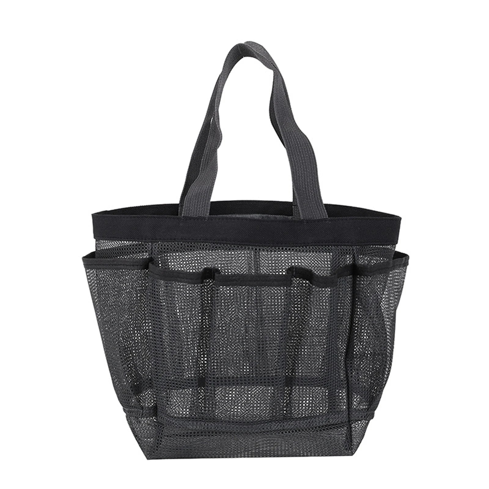 Mesh Beach Bags Tote Bag with 8 Pockets Waterproof Lightweight Foldable Tote Bag Oversized Pool Bag - PCWLDASHRES