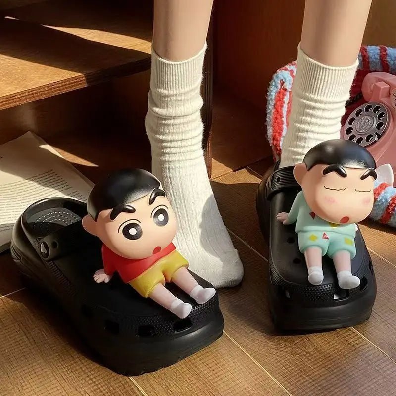 MINISO Personality Cute Cartoon 3D Shoe Charms Funny DIY Sandal & Clog Decorations Holiday Gift For Boys And Girls - PCWLDASHRES