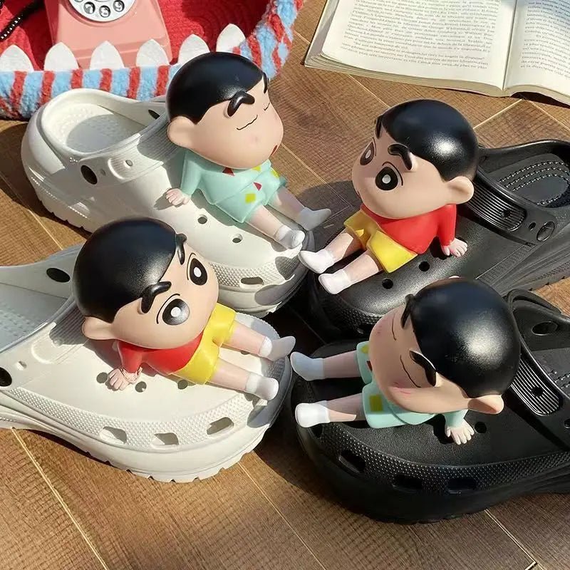 MINISO Personality Cute Cartoon 3D Shoe Charms Funny DIY Sandal & Clog Decorations Holiday Gift For Boys And Girls - PCWLDASHRES