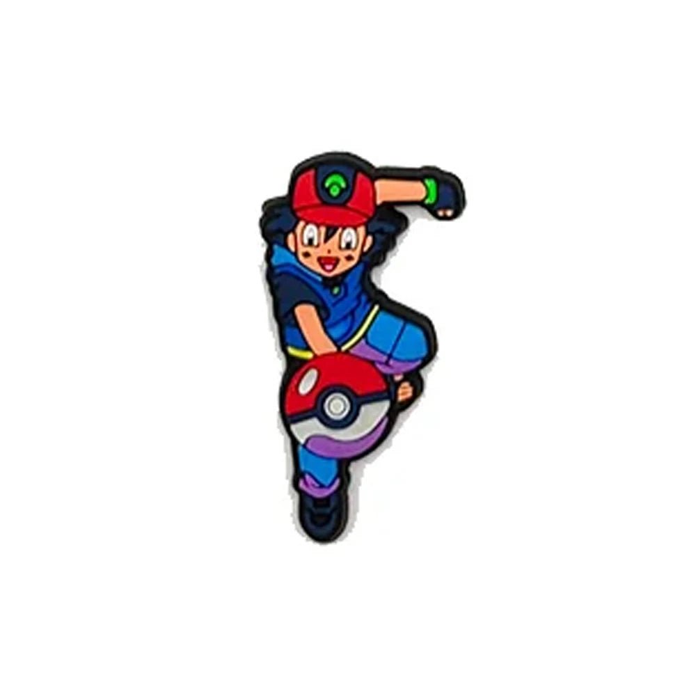 MINISO Pokemon Shoe Charms Decoration Buckle Dinosaur PVC Sandals Accessories Kids Gifts - PCWLDASHRES