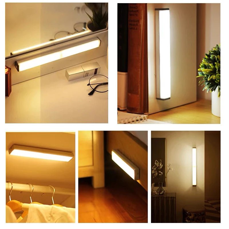 Motion Sensor Light Wireless LED Night Light Type C Rechargeable Light Cabinet Wardrobe Lamp Staircase Backlight For Kitchen LED - PCWLDASHRES