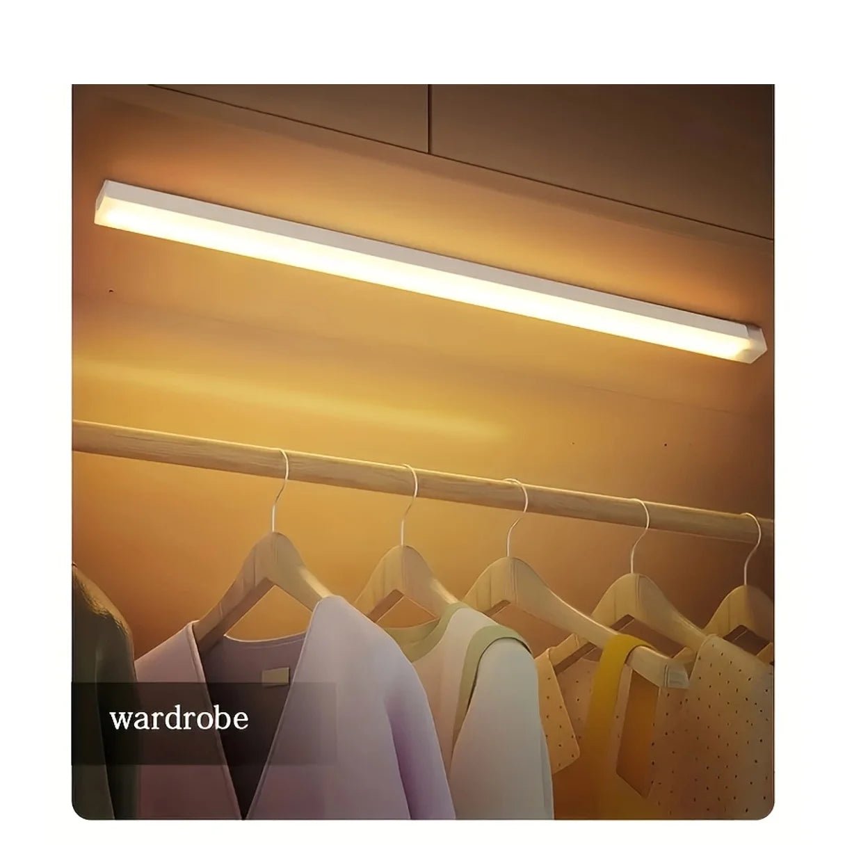 Motion Sensor Light Wireless LED Night Light Type C Rechargeable Light Cabinet Wardrobe Lamp Staircase Backlight For Kitchen LED - PCWLDASHRES