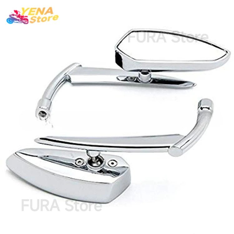 Motorcycle accessories are suitable for installing aluminum rearview mirrors on Harley modified vehicles as reverse reflectors. - PCWLDASHRES