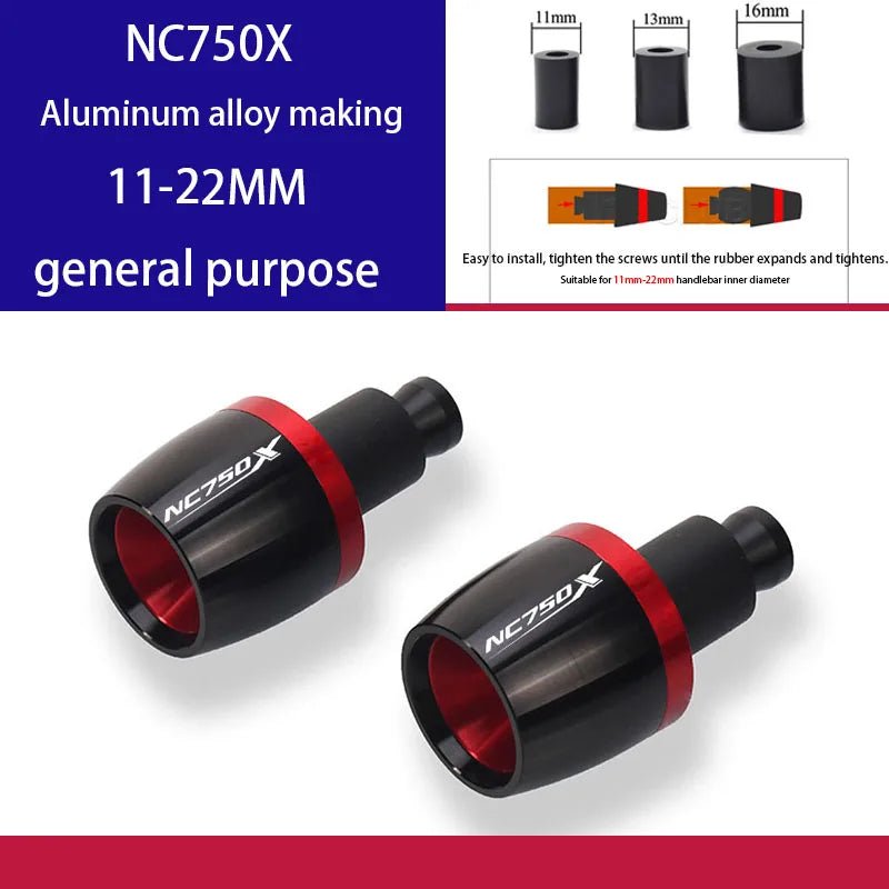 Motorcycle accessories for Honda NC750X hand grip motorcycle handle end cap hand plug balance terminal - PCWLDASHRES