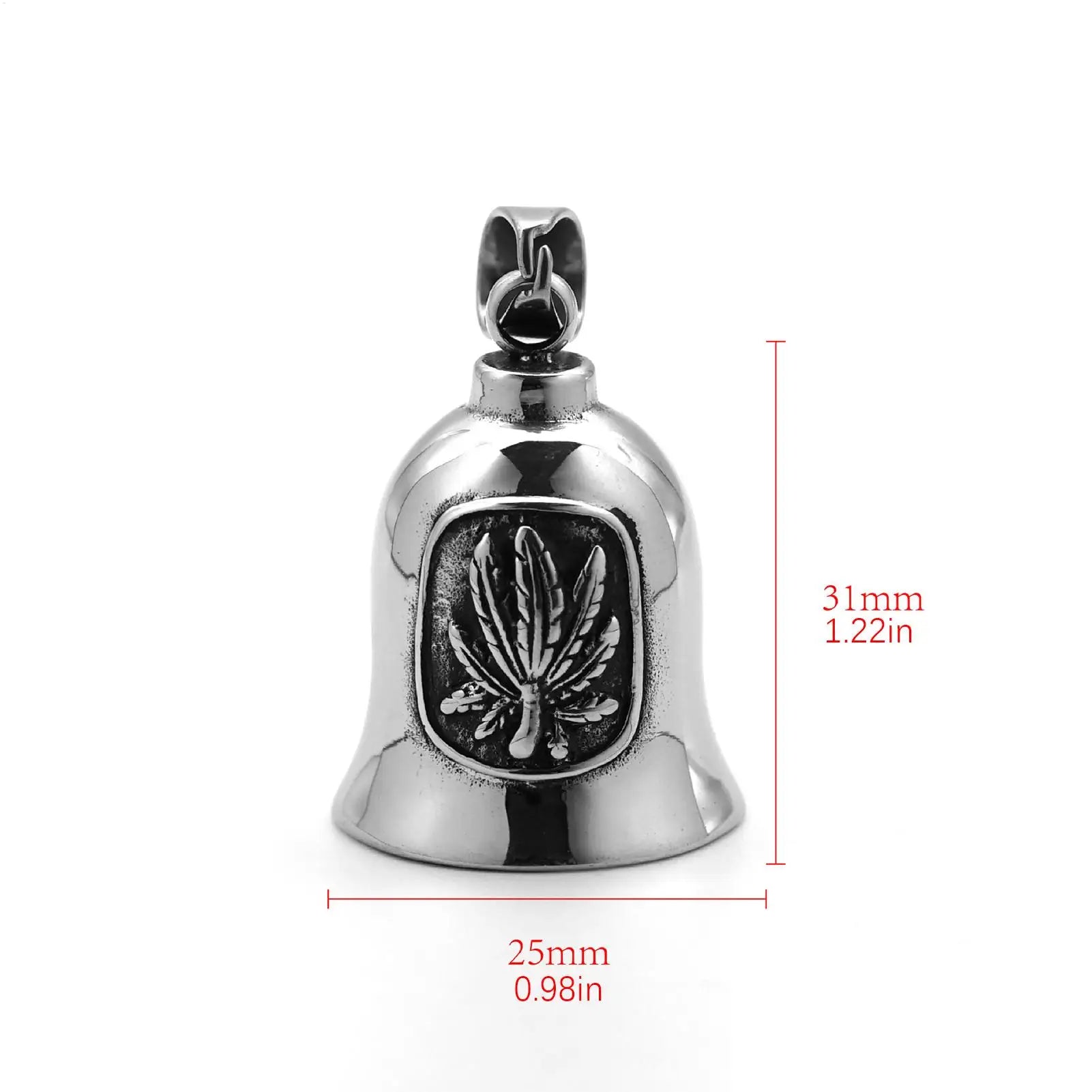 Motorcycle Bell Motorcycle Ride Bell For Bikers Titanium Steel Punk Art Ornament For Cruising Touring Urban - Commuting Long - PCWLDASHRES