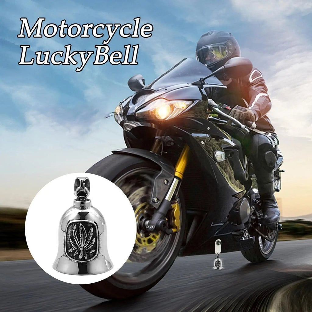 Motorcycle Bell Motorcycle Ride Bell For Bikers Titanium Steel Punk Art Ornament For Cruising Touring Urban - Commuting Long - PCWLDASHRES