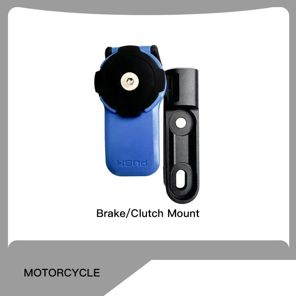 Motorcycle Handlebar Stem Fork Mount Holder Phone Mount Universal Adaptors 1 ball Mirror Scooter Mount VIBRATION DAMPENER Lock - PCWLDASHRES