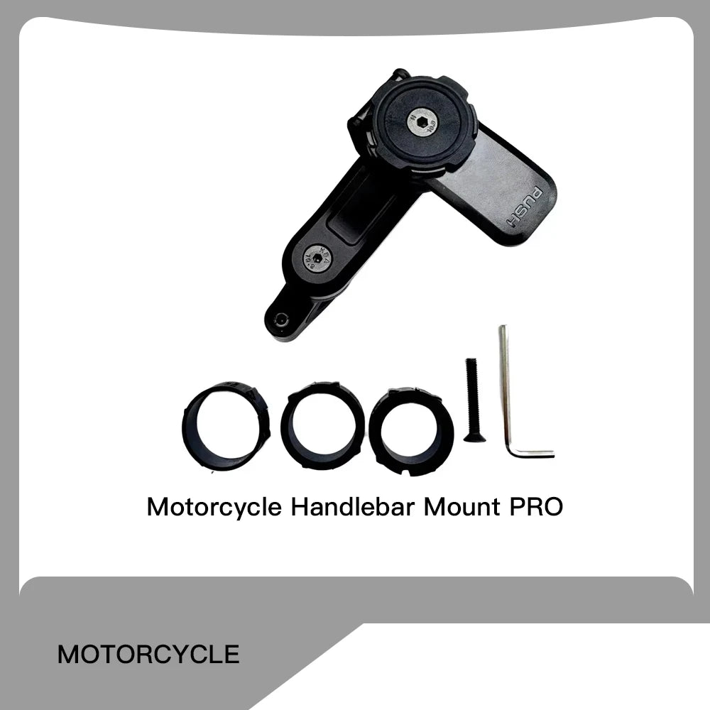 Motorcycle Handlebar Stem Fork Mount Holder Phone Mount Universal Adaptors 1 ball Mirror Scooter Mount VIBRATION DAMPENER Lock - PCWLDASHRES