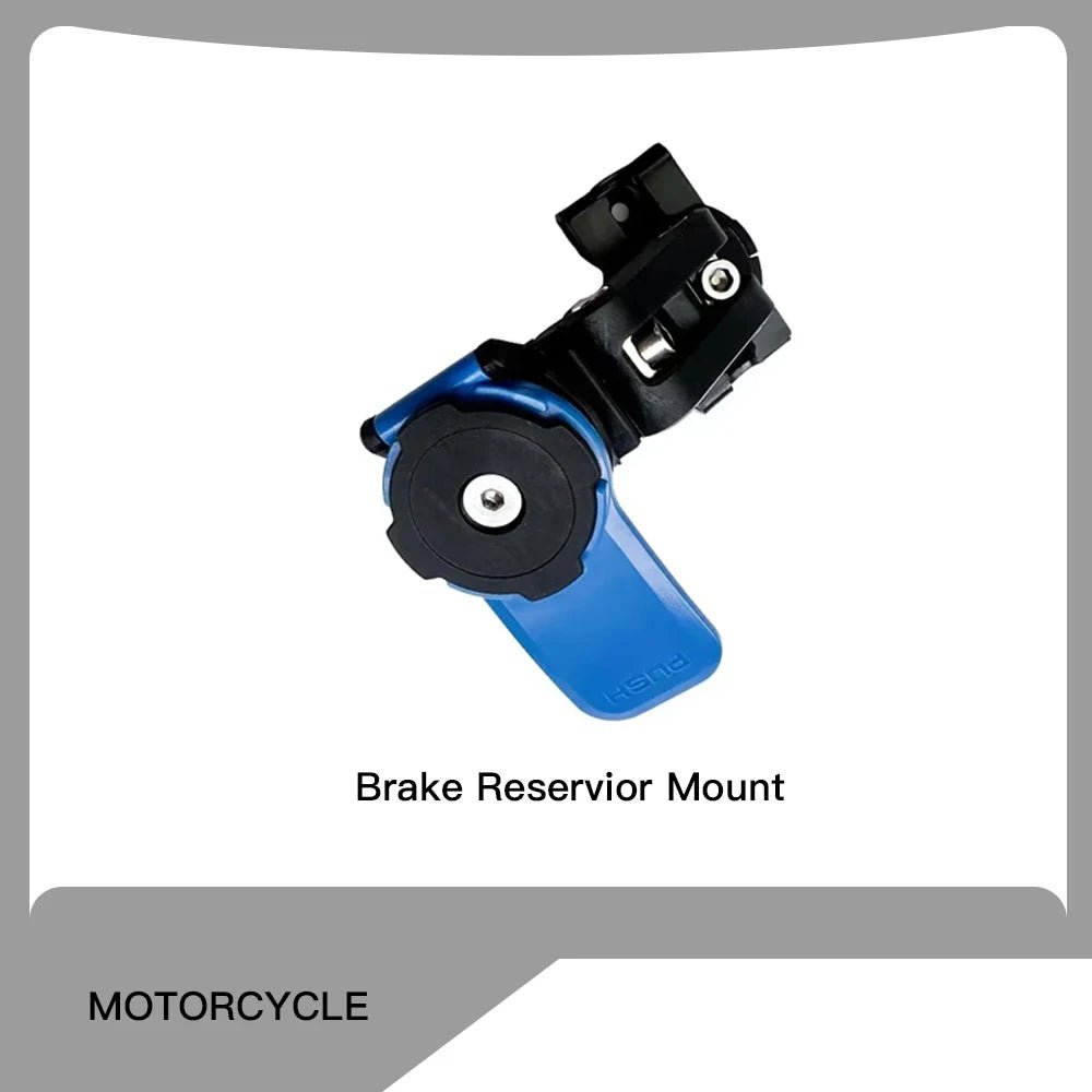 Motorcycle Handlebar Stem Fork Mount Holder Phone Mount Universal Adaptors 1 ball Mirror Scooter Mount VIBRATION DAMPENER Lock - PCWLDASHRES